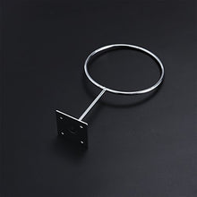VORCOOL sostenedor di sfera per elastico del acciaio inox per basket palla di balompié Pallavolo Calcio balompié (Argento)