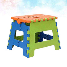 KOLOSM Sgabello Pieghevole da Bagno Sgabello Pieghevole a Forma di Quadrato in plastica Bagno Piccola Panca Sgabello Pieghevole Portatile (Color : Picture 1)