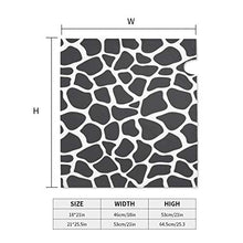 Modello vettoriale senza soluzione di continuità con pelle di giraffa progettato appositamente per cassetta delle poste, copertura per giardino e cortile, dimensioni standard 53 x 45 cm
