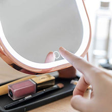 Makeup mirror Specchio per Il Trucco da Tavolo a LED con Lampada a Specchio Che Carica Il Desktop Net Red Student Dormitory Fill Light Specchio per Il Trucco Specchio per Il Trucco Oscurante