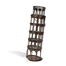 LHQ-HQ Decorazioni Arte Artigianato Decorazioni in Metallo Torre Pendente Regalo Vino Rack
