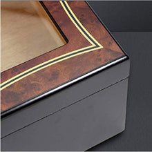 YUTRD ZCJUX Legno Cigar Box Desktop Humidor - Cigar Box Desktop Cedar Humidor Trasparente Glass Window buona Tenuta