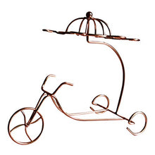 YKW Creativo Wine Rack Bottiglia di Vino Rosso portaocchiali appende Upside-Down Coppa Calici Display Rack (Color : Bronze)