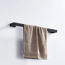 Kelelife Portasciugamani 62 cm Porta Asciugamani da Muro, Nero
