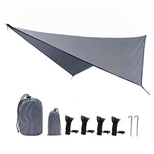 BASA Tendalino Parasole, Tettoia A Diamante, Protezione Solare, Impermeabile, Antipioggia, con Corda E Custodia 3.6X2.9M