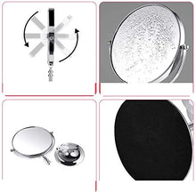 Specchio 6"Grande Trucco ingranditore bifacciale con Stand, 3 x ingrandimento vanità Posteriore