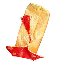 Amosfun Abito di Broccato Cinese Copertura Della Bottiglia di Vino Vestito Della Cina Cheongsam Sacchetti di Vino Sacchetti di Champagne per Il Matrimonio Festa di Festival di Primavera Cinese (D'oro)