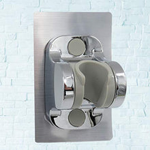TOPBATHY Forte Supporto per Soffione Adesivo Supporto per Bacchetta per Doccia Regolabile Supporto per Soffione per Doccia a Parete per Bagno di Casa