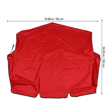 Yardwe Altalena Sedile di Copertura Giardino Yard Hanging Hammock Polvere Seggiolino Copertura della Sedia Swing all' Aperto Impermeabile Panno Rosso della Copertura di Ricambio per La
