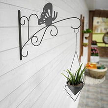 kdjsic Farfalla in Stile Nordico Appeso a Parete Supporto per Vaso di Fiori Staffa per Piante Appendiabiti per Balcone Decorazione da Giardino