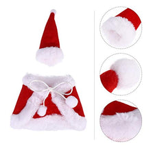 Amosfun 4 Pezzi di Bottiglia di Vino di Natale Vestito di Peluche Copri Bottiglia di Vino di Natale con Mini Cappello di Babbo Natale Panno di Bottiglia di Festa Decorazione della Tavola
