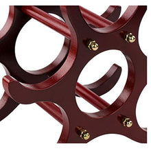 jiji Portabottiglie per Vino Scaffale per Vino in Legno Scaffale per Vino da appoggio e da appoggio per Cucina, Sala da Pranzo, Armadio per dispensa, espositore per Bar Scaffale per Vino (Color : B)
