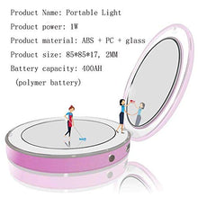 Specchio Per Il Trucco Specchi Portatili Specchio Per Il Trucco Da Viaggio Illuminato A Led Ingrandimento 1X / 3X - Specchio Per Il Trucco Portatile Compatto Con Luce Diurna Con Luci Per Comò Da Bagno