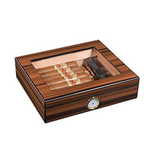 Humidor Humidor Humidor Set Humidor in Legno Massello Sigaro Scatola Idratante Configurazione Ripiano in Legno di Cedro Umidificatore Termometro può Contenere 30 Sigari