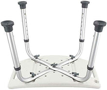 Zfggd Doccia Sgabello da Bagno Bagno Sedia Sedile reclinabile Presidente Antiscivolo, Alluminio Leggero Anziani disabili 150 kg
