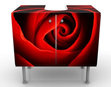 Apalis Mobile per lavabo Design Lovely Rose 60x55x35cm, Basso, Larghezza: 60cm, Regolabile, mobiletto da lavandino, lavandino, mobiletto da lavabo, lavabo, mobiletto, Bagno, Bagnetto, Mobile da Bagno