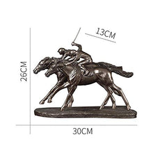 GLKHM Statuette Ornamento Statua Statua di Retro Statue Decoration Office Wine Cabinet Portico Office Home Decoration Crafts-C_See_Picture