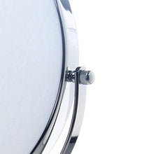 TUKA Pieghevole Specchio Bagno per Trucco 10X Ingranditori, 5" Doppio Specchio Cosmetico di Viaggio o Domestico, ø 12,5 cm Specchio da Tavolo per Trucco Rasatura, Cromato Vanity Mirror, TKD3124-10x