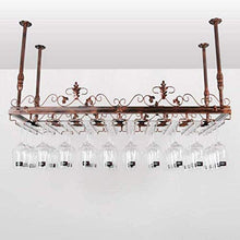 Y DWAYNE Portabottiglie da Appendere, portabottiglie per Vino Moderno in Metallo - Portabottiglie Alto, Decorazione per Cucina bar-120x35cm_Bronzo