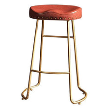 GYPPG Sgabelli Bar, sedie bancone della Cucina per la Colazione, Sedile in Ecopelle, Altezza 17,7/25,6/29,5 Pollici, 5 Colori Disponibili