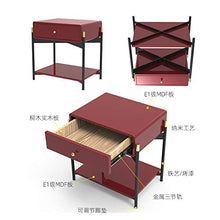 WSZMD Free Bianco Nero Moderno Ferro Dorato Comodino caffè Divano Terminale Comodino Comodino Arredamento Casa Bedstand Armadietto Camera Letto, Comodino