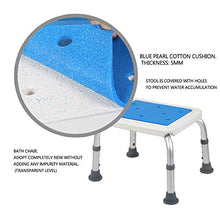 SMEJS Regolabile Leggero Doccia panchina, Doccia Sgabello con Imbottito SeatShower Bagno banco Sedia for Anziani, Disabili idromassaggio Sedili Doccia for Adulti