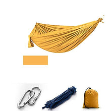 Amaca Da Campeggio / Giardino Mobili Da Esterno 1-2 Persone Lettino Sospeso Portatile Forza Tessuto Per Paracadute Altalena Per Il Sonno Yellownomesh