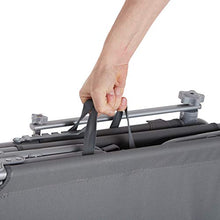 TecTake 800772 Sedia a Sdraio con Parasole, Schienale Regolabile in 4 Posizioni, Rivestimento Resistente, Giardino Spiaggia Lettino da Sole - Disponibile in Diversi Colori (Grigio | No. 403413)