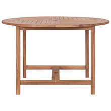 E E-NICES Tavolo da Giardino 120x76 cm in Legno Massello di Teak