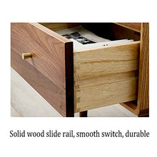 GXT WGZ- Comodino Camera Locker, Camera da Letto Comodino, Soggiorno Locker, Living Room Divano Fianco del Mobile (Color : Walnut Color)