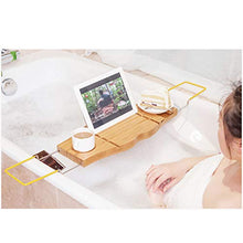 Vassoio da bagno Vassoio Bagno Può Essere, Regolazione Retrattile Cremagliera In Acciaio Inox 75-92cm, Posizionabile Su Tavoletta Portatelefono E Bicchiere Vino Integrato Altri Accessori Cremagliera P