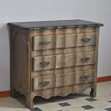 Q and Q - Cassettiera a 3 cassetti, in rovere naturale, 90 x 45 x 80 cm