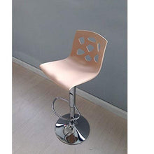 Cribel Manchester Sgabello, Polipropilene/Metallo Cromato, Panna, 34x41x104 cm, elevazione a gas;girevole