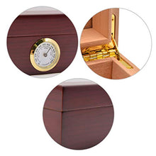 SHAO1 Cigar Humidor, Portasigari di Legno Portatile di Viaggio Portasigari Esterna Humidor Caso Cigar Box di Stoccaggio con L'igrometro E Umidificatore