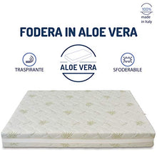 Baldiflex Emporio Materasso Matrimoniale Molle Insacchettate 700 Molle, Fodera Aloe Vera, 160x200cm Altezza 22 cm