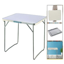 HHTX Tavolo da Picnic Portatile, Tavolo Pieghevole in Alluminio Portatile da 80 cm per Barbecue da Picnic in Giardino per Feste all'aperto