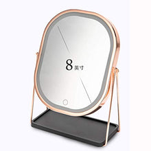 Makeup mirror Specchio per Il Trucco da Tavolo a LED con Lampada a Specchio Che Carica Il Desktop Net Red Student Dormitory Fill Light Specchio per Il Trucco Specchio per Il Trucco Oscurante