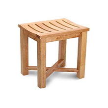 Accessori da bagno - Bagno in legno massello impermeabile antiscivolo Stabile Sicurezza Comfort Bath Chair cambiare le scarpe Sgabello anziani / disabili / incinta superficie curva presidente Max.250k