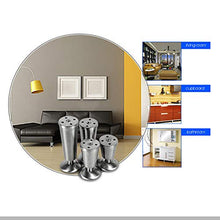 YZJJ Gambe per mobili, Regolabili in Altezza, perfette per Cabinet, Guardaroba, armadi TV cassetti Comodino (Set di 4)