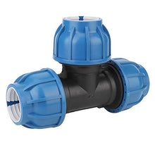 Connettore di plastica del T degli accessori 50mm del tubo dell'acqua del PE di NCONCO per il collegamento del tubo