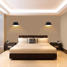 KAWELL 12W Creativo Moderno Applique da Parete LED Lampada da Parete Impermeabile IP65 Alluminio Lampada da Muro Interno Esterno per Camera da Letto Bagno Portico Corridoio Scale Soggiorno, Nero 3000K
