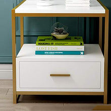 LICHUAN Tavolino Comodino Camera Da Letto Lusso Ferro Hotel Comodino Storage Storage Piccolo Cabinet Fine Tavolo Facile Montaggio