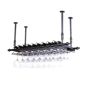 AT Bar Unità Rack Scaffali Galleggiante Vino/Attaccatura Del Supporto Di Tazza Del Vino Rosso/a Testa in Giù Supporto Di Vetro/Creativo Home Bar/Wine Rack Attaccatura Del Supporto D