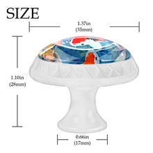Acquerello koi nuoto 4 PCS Pomelli per Porta, Pomolo per Mobile, Pomelli per Mobili con Viti, Maniglia per Armadietto, Pomelli per Porta, Pomelli per Cassetti per Porta, Armadio, Cassetto e Credenza
