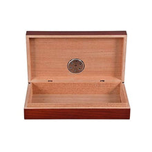 Humidars Cigar Humidor - Classic Cigar Humidor con umidificatore e igrometro grande capacità Cigar Box for club Desktop portasigari Accessori mantenerlo fresco .Scatola di immagazzinaggio di cigari di