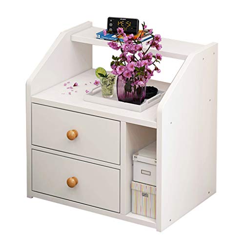 Comodini Decorazione Household Addensare Soggiorno da Terra Bagno Doppio pompaggio Corridoio Camera dell'Assemblea Multifunzione Studio Locker MUMUJIN (Color : White)