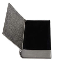 Ftory Scatola portaoggetti - Scatola portaoggetti per Gioielli in Metallo retrò con Falsi Libri, Organizer per Collana, Decorazione della casa