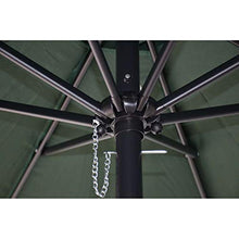 AVANTI TRENDSTORE - Adillo 1 - Ombrellone con manovella Integrata, in Metallo e Poliestere, Ideale per Il Giardino, terazza o Balcone. Disponibile in Diversi Colori. Dimensioni: Ø 270 cm (Marrone)