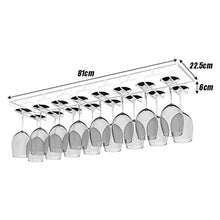 ZfgG Wine Rack Parete Wine Rack Coppa Rack Bar Calici Di Vetro Mensola Holder (Color : Bronze)