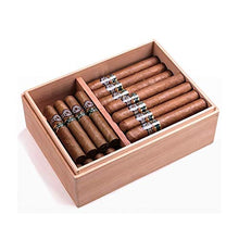 Auoeer Cigar Box, Cigar Humidor, Legno di Cedro Cigar Box Good Mood, Good Life (Colore: Brown)